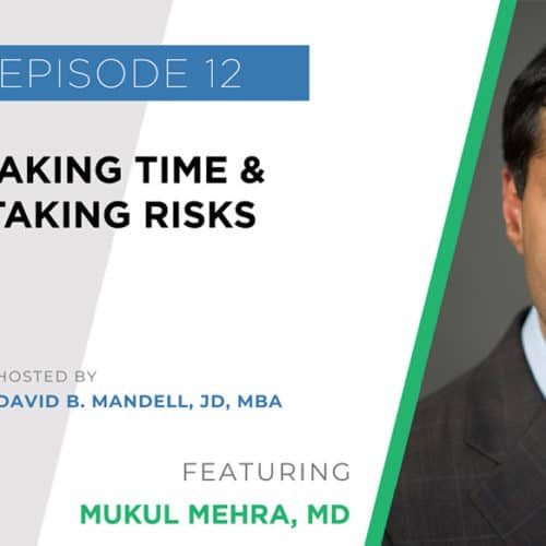 wealth planning for the modern physician podcast banner ad featuring mukul mehra