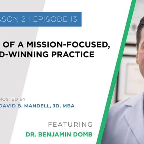 wealth planning for the modern physician podcast banner ad featuring dr. ben domb
