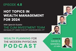 banner image for episode 4.8 of the wealth planning for the modern physician podcast