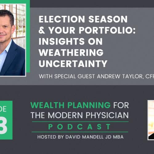 banner image showing podcast guest, Andrew Taylor, CFP®