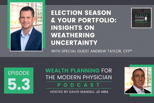 banner image showing podcast guest, Andrew Taylor, CFP®