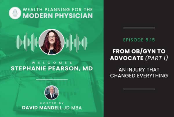 banner image highlighting podcast guest Stephanie Pearson, MD