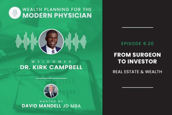 banner image highlighting podcast guest Dr. Kirk Campbell